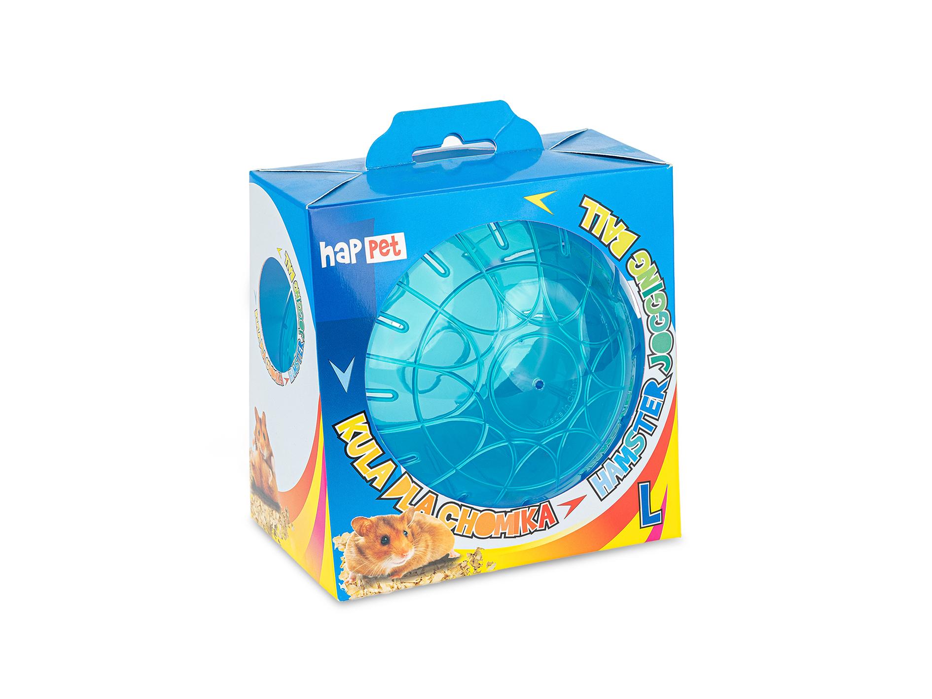 kula-dla-chomika-happet-niebieska-115mm