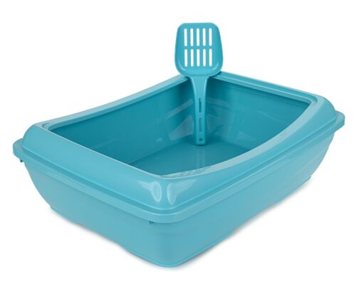 kuweta-primal-niebieska-z-lopatka