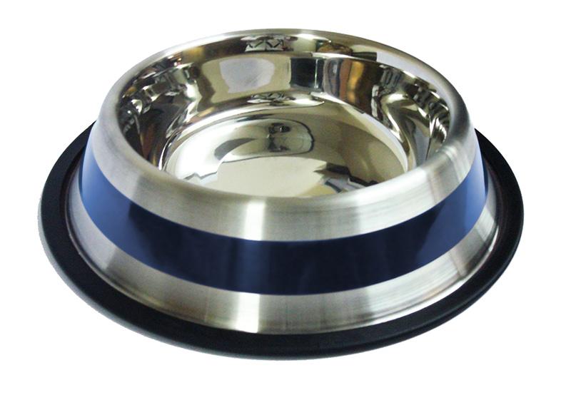 miska-happet-mm75-stalowa-pasek-granat-25cm-2-4l