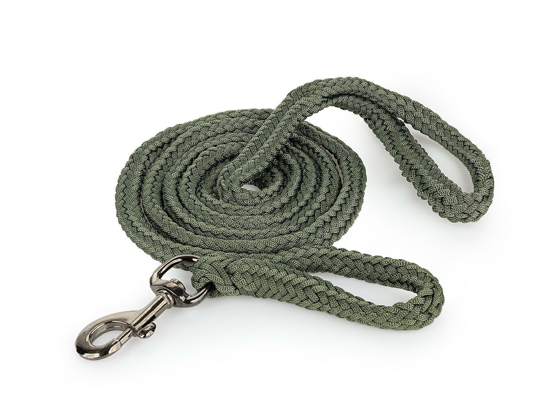 smycz-linka-pleciona-zielona-220cm