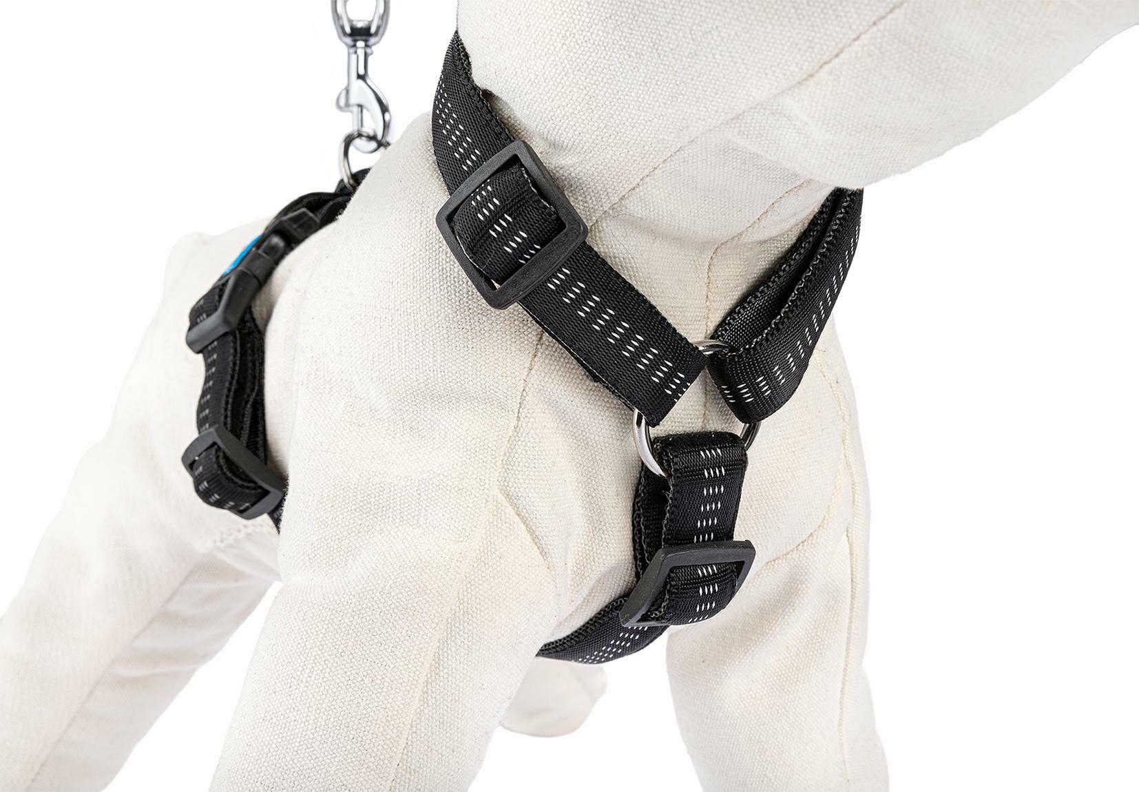 szelki-regulowane-soft-style-xl-czarne-odblaskowe