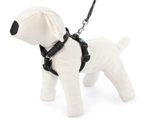 szelki-regulowane-soft-style-xs-czarny-odblaskowy